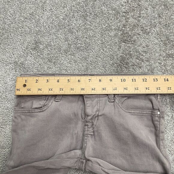 Guess Power Skinny Denim Jeans Womens 27 Gray Low Rise Stretch Casual 26x28 - Picture 7 of 16